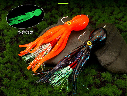 Octopus Soft Bait Jig with Double Hooks, 11 cm 19 g (0.7 oz) – product photo