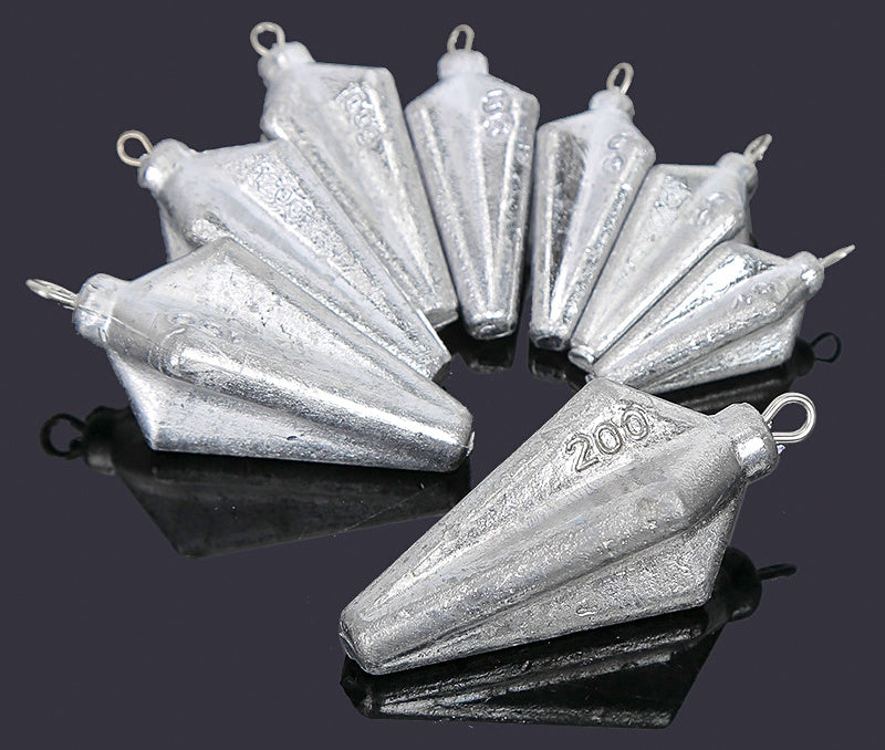 Lead Sinker, 4-Sided Carambola Style, 2.1–7 oz (60–200 g) – product photo
