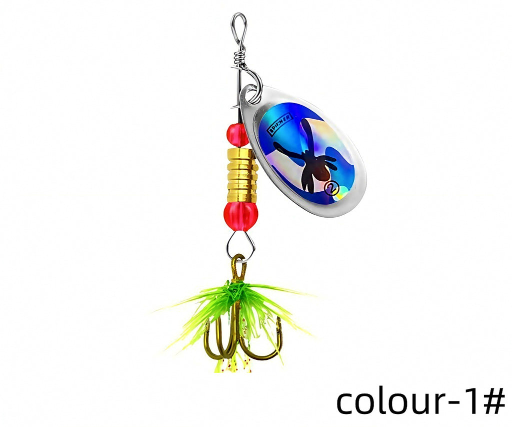 Spinner Blade Spoon Lure, 3 g (0.11 oz), 6 cm, Treble Hook – product photo