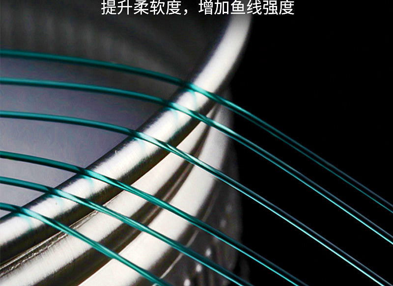 Carbon Leader Line, 220 m (241 yd), Green or Clear – product photo