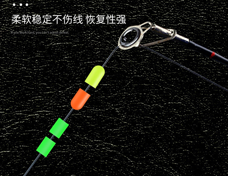 Float Stop Bead Kit, Cotton Knot with Silicone Beads – product photo