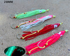 Glow Squid Jig Octopus Lure Rig, 23 cm (9 in), 3/0 & 5/0 – product photo