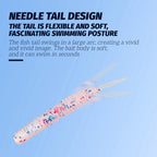 Soft Plastic Worm Lures, Threaded Body, 6.2 cm, 20-Pack – product photo