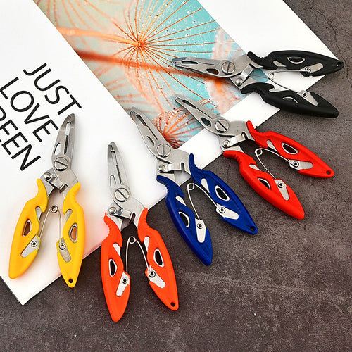 Multi-Function Fishing Pliers with Line Cutter & Split Ring Opener – product photo