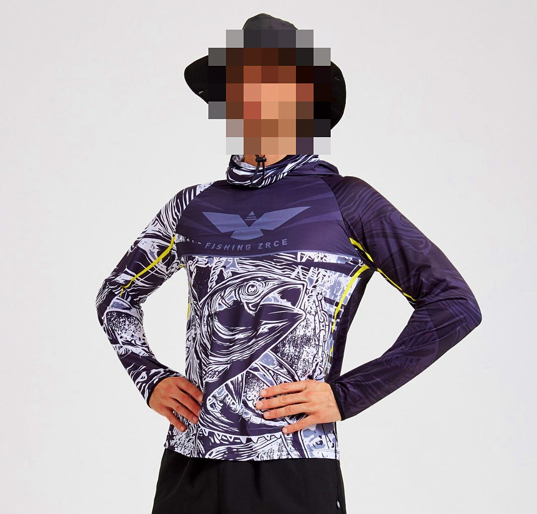 Men's Ice Silk Sun Protection Fishing Shirt, Quick-Dry – product photo
