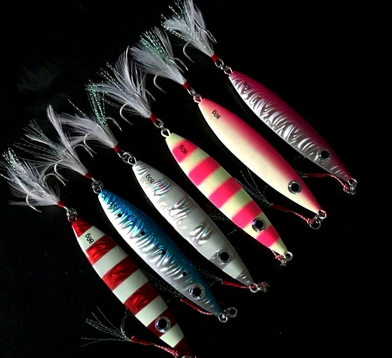 Slow Pitch Metal Jig, 80 g (2.8 oz), Hooked or Unhooked – product photo