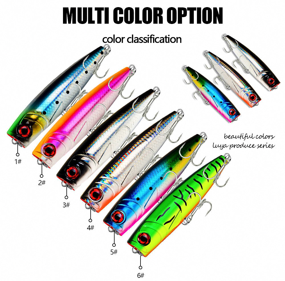 Saltwater Popper Topwater Lure, 14 cm (5.5 in), 59 g (2.1 oz) – product photo