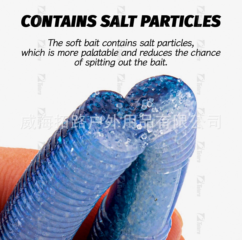 Soft Plastic Worm Bait, 14 cm 10 g (0.35 oz), 10 Pack – product photo