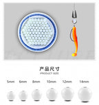 3D Fish-Eye & Glow Bead Stops for Texas Rig, 5–14 mm – product photo