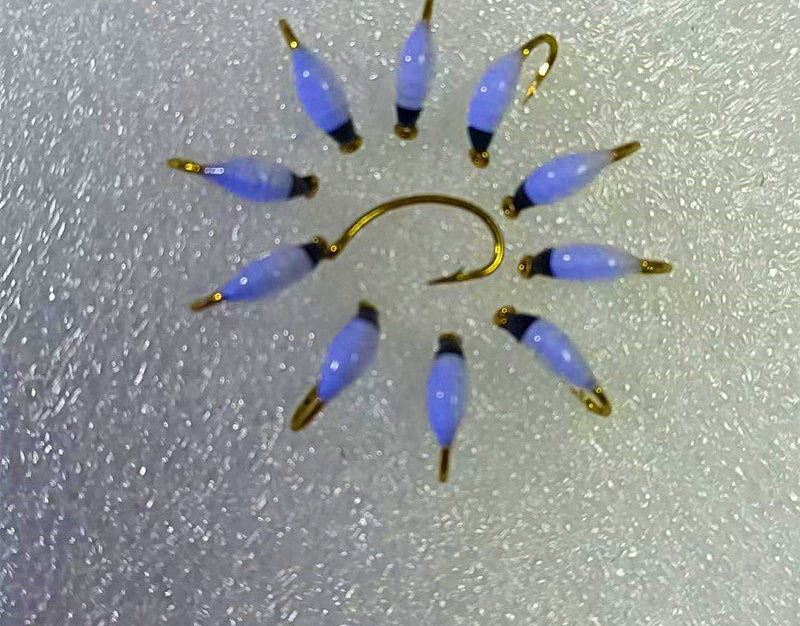 Black Head Nymph Fly Hooks, Barbed, Sizes 10–20, 5 or 10 pk – product photo