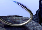 Barbed Single Hooks, High Carbon Steel, PTFE Coated, Size 2–8 – product photo