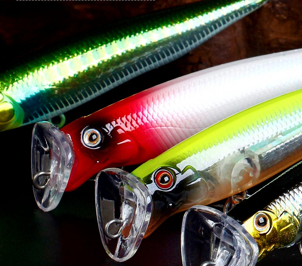 Topwater Popper Minnow Hard Bait, 90 mm 18 g (0.63 oz) – product photo