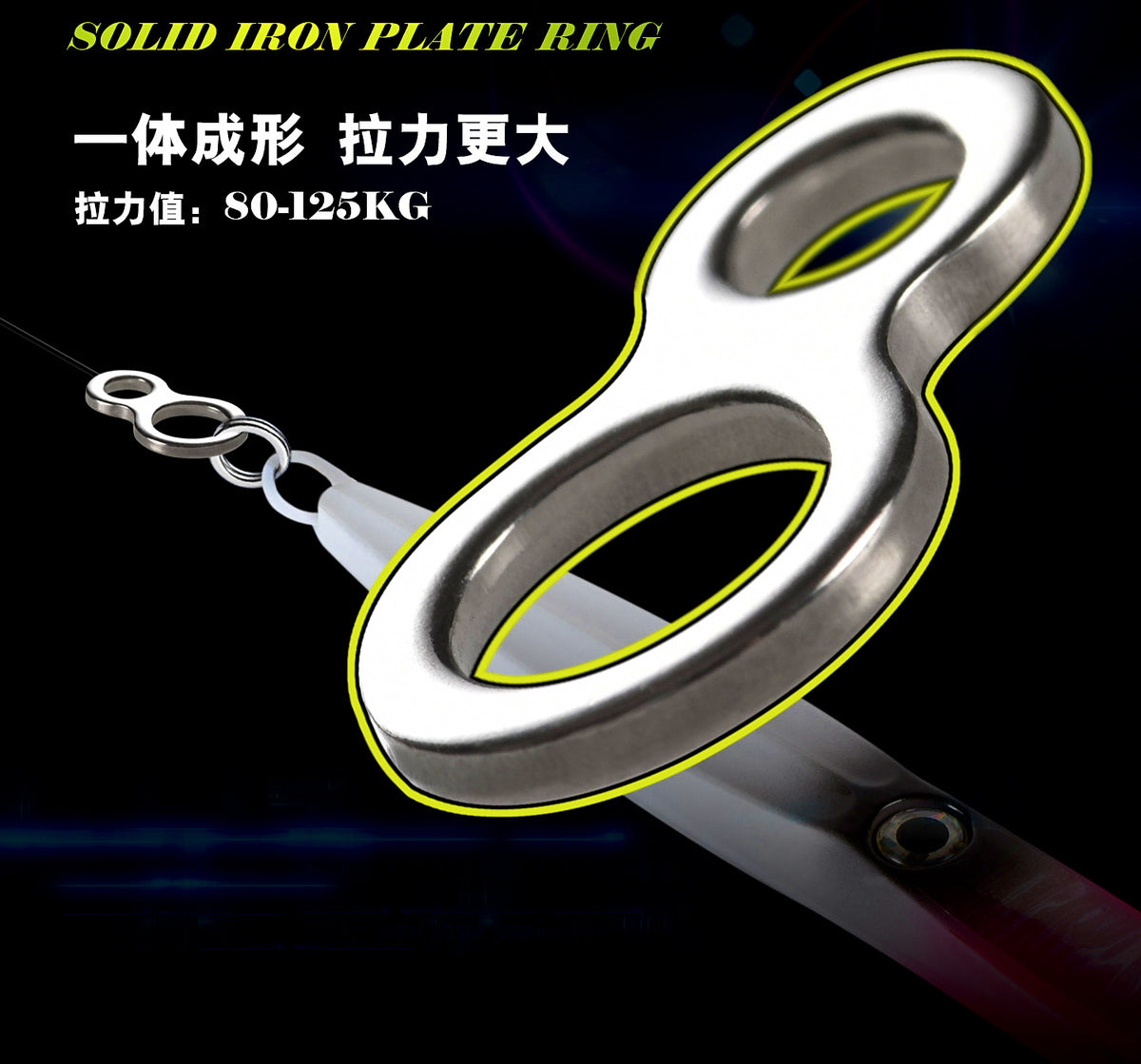Stainless Steel Jig Connector Rings, Pear, 2-Hole & 3-Hole – product photo
