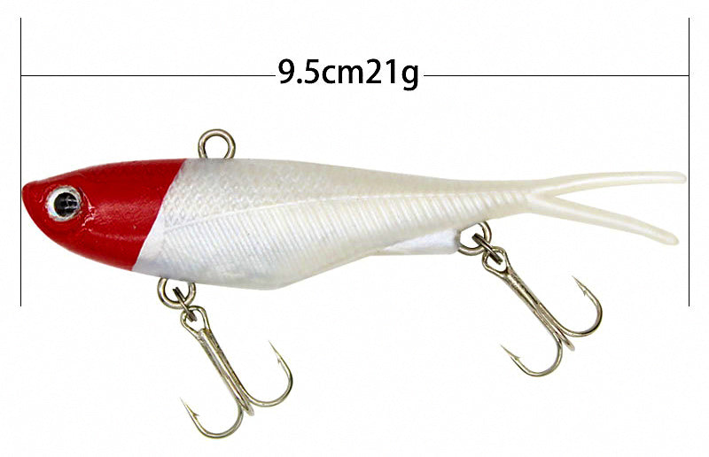 Forked Tail Lead Head VIB Soft Bait, 21 g (0.74 oz) – product photo