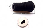 Black EVA Reel Handle Knobs for Baitcasting Reels, Set of 2 – product photo