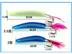 Surface Trolling Lure, Skirted Squid Style, 6-9 cm (2.4-3.5 in) – product photo