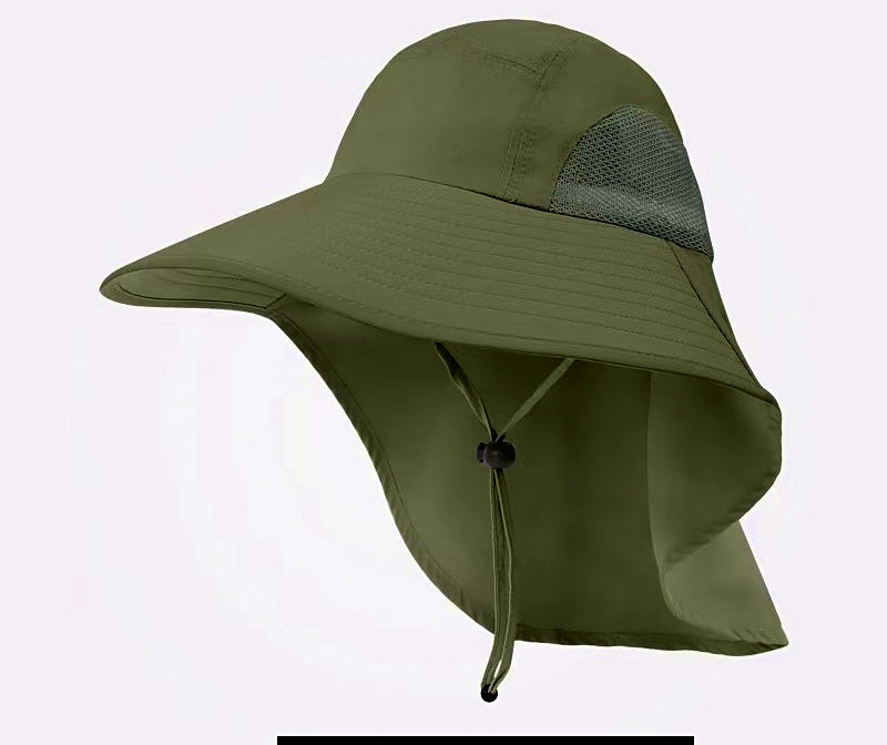 Wide Brim Sun Fishing Hat, Water-Resistant, Adjustable – product photo