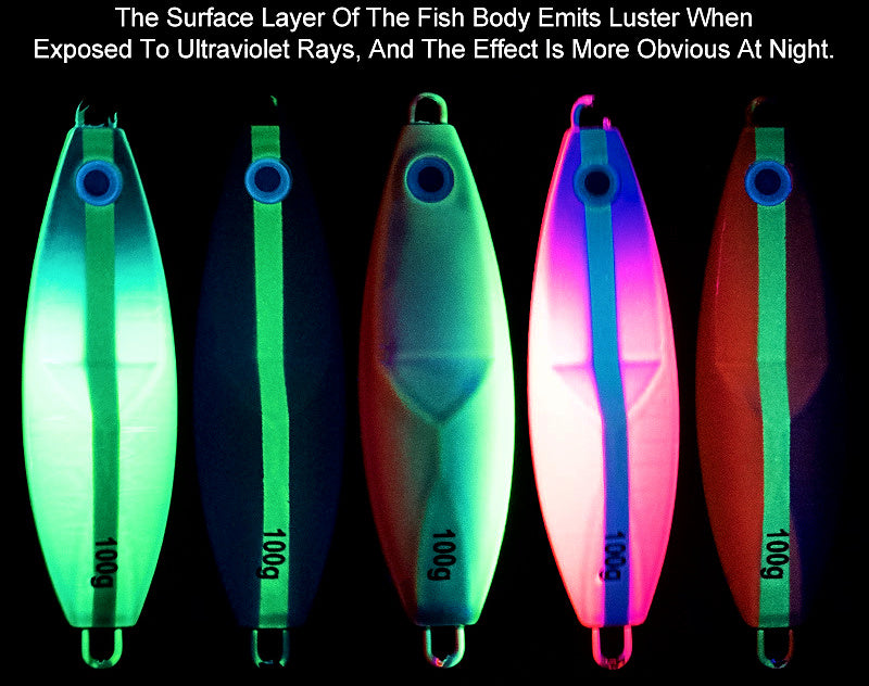 Glow Slow Pitch Jig, 80 g & 100 g (2.8 oz & 3.5 oz) – product photo
