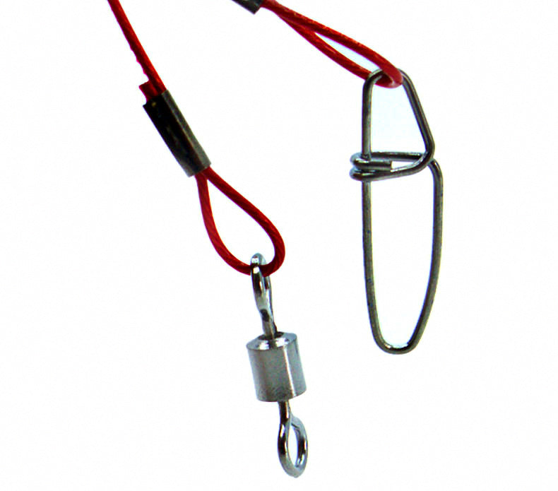 Thick Steel Wire Leader, 50 cm (19.7 in), 3 Colors – product photo