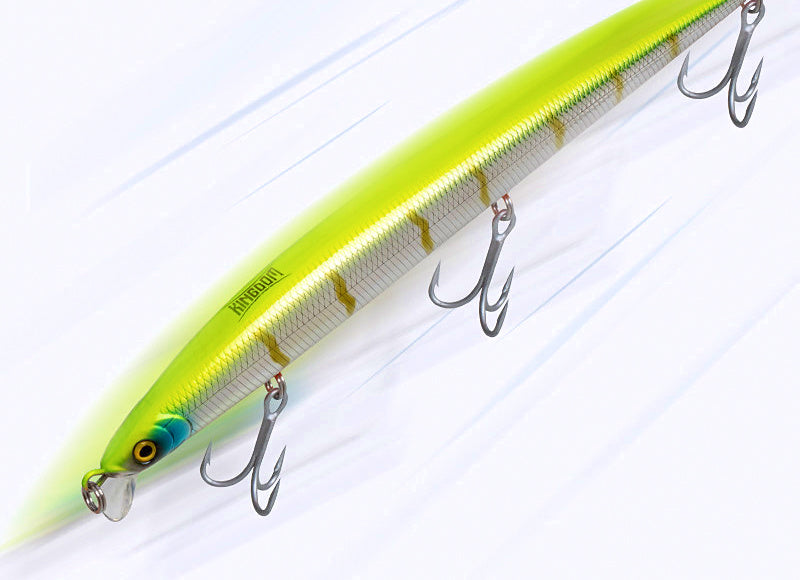 Floating Minnow Lure, 3 Hooks, 120–180 mm (4.7–7.1 in) – product photo