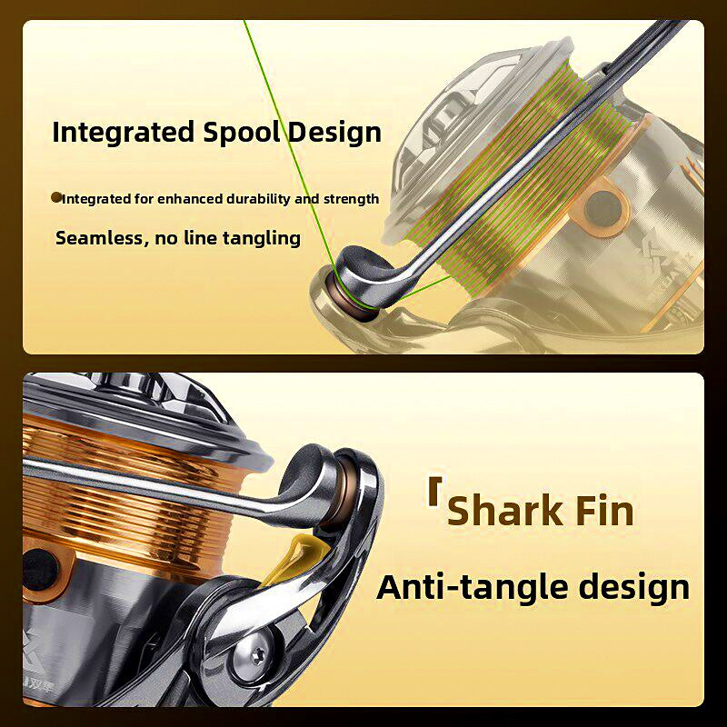Lightweight Spinning Reel, Shallow Spool, Sizes 1000–3000 – product photo