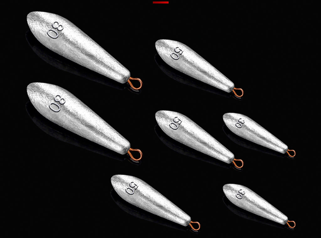 Willow Leaf Casting Sinker with Eyelet, 0.35–3.5 oz (10–100 g) – product photo