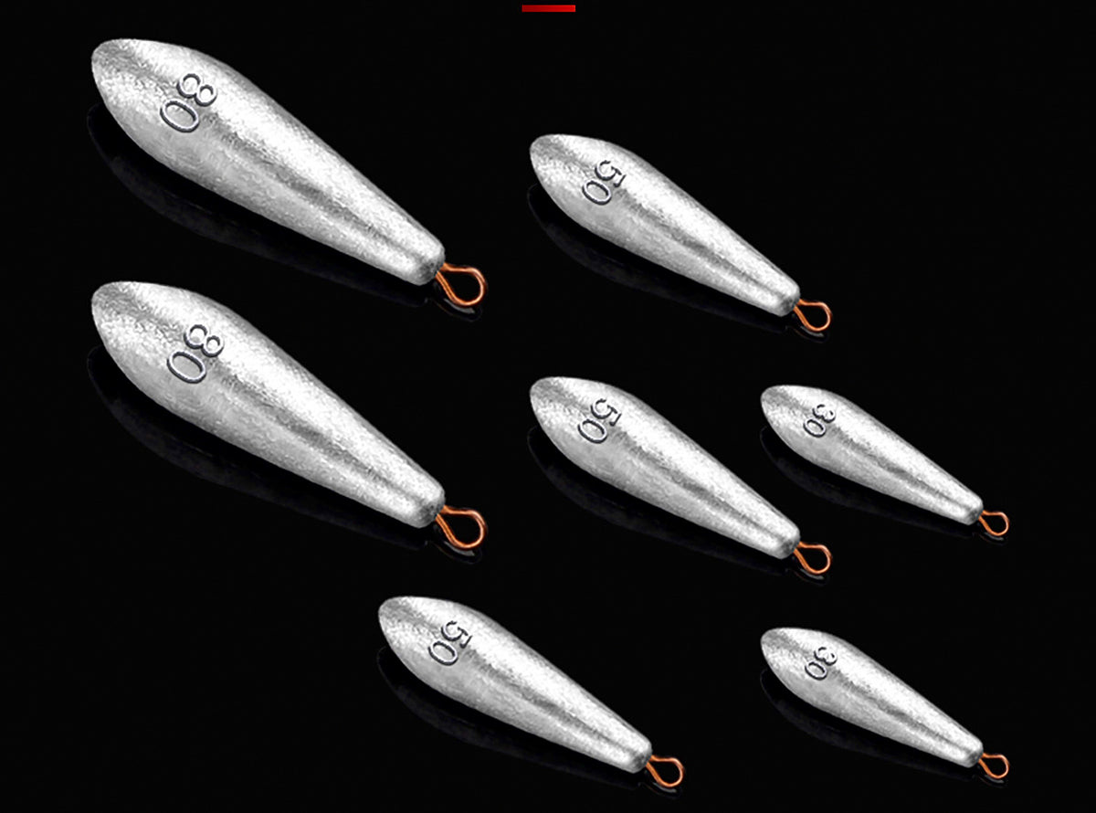 Willow Leaf Casting Sinker with Eyelet, 0.35–3.5 oz (10–100 g) – product photo