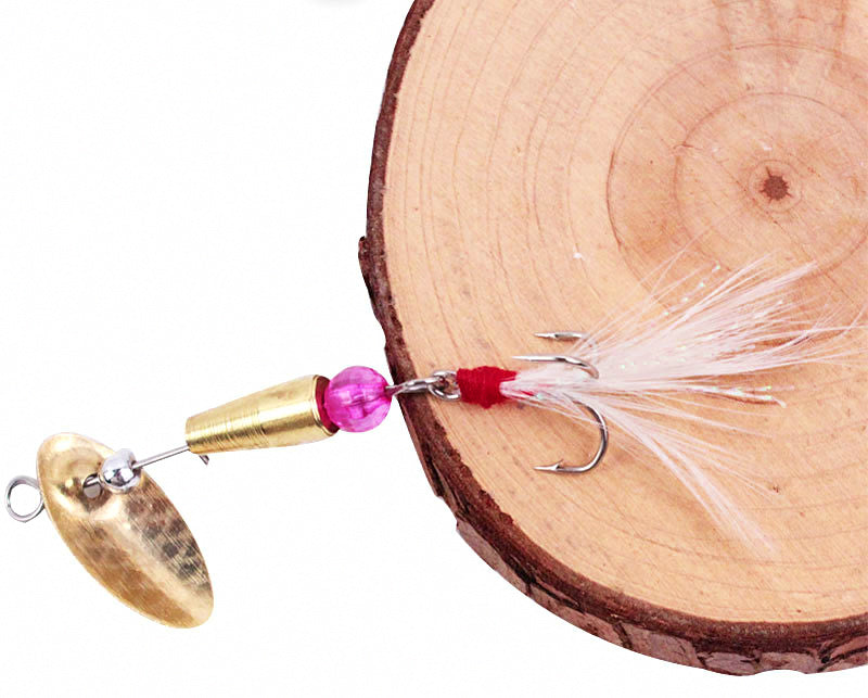 Scale Pattern Spinner Spoon Lure, 3.5 g & 5 g (0.12 & 0.18 oz) – product photo