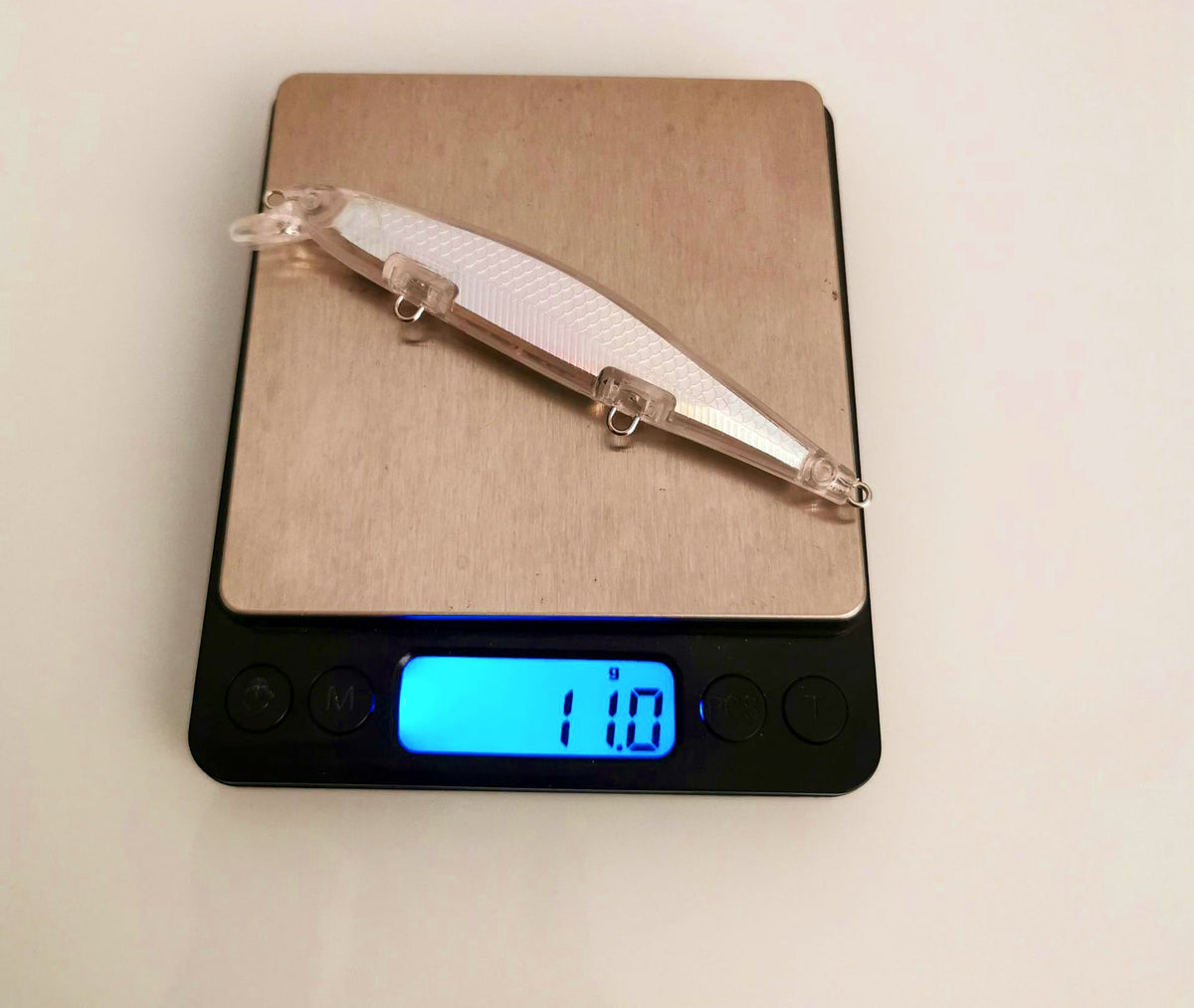 Unpainted Short Lip Minnow Lure Blank, 11 g (0.39 oz), 11 cm – product photo