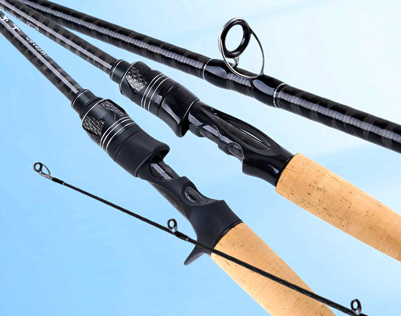 Carbon 2-Piece Spinning & Casting Rod, 6'6"–7'2", L–MH – product photo