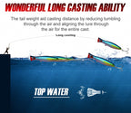 Popper Hard Bait for GT & Tuna, 43–156 g (1.5–5.5 oz) – product photo