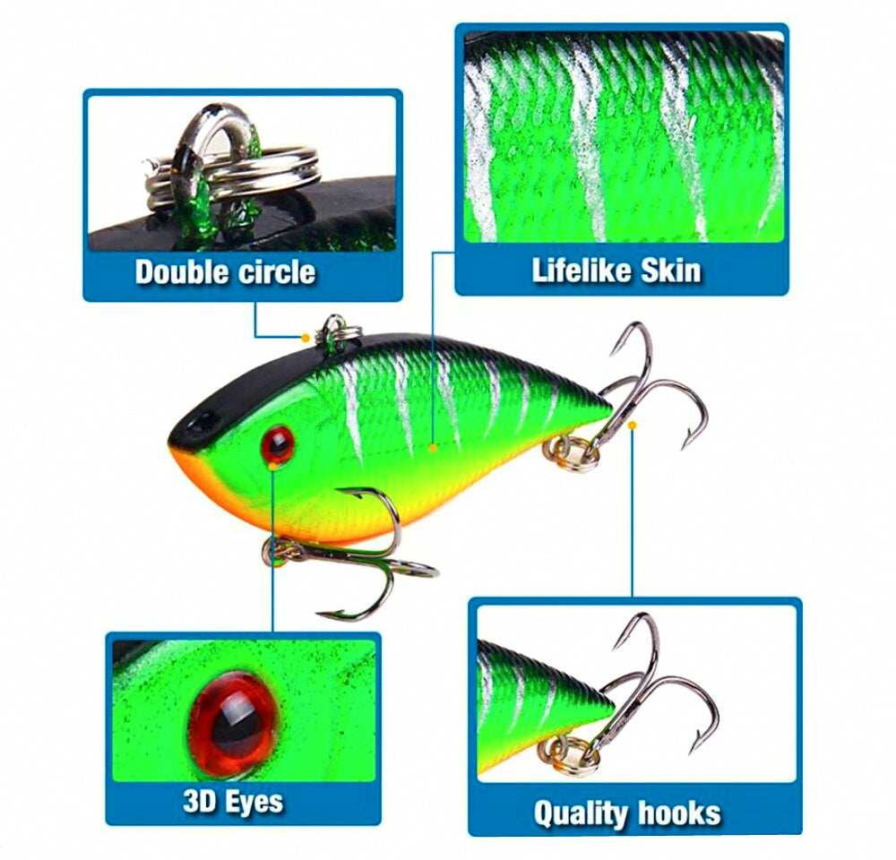 VIB Vibration Blade Bait, 7 cm (2.8 in), 11 g (0.39 oz) – product photo