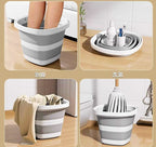 Collapsible Fishing Bucket with Handle, 5 L or 10 L – product photo