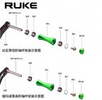 Aluminum Alloy Reel Handle Knob, Lightweight DIY Upgrade – product photo