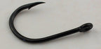 4X Heavy Black Tube-Eye Saltwater Hooks, Sizes 16–28 – product photo