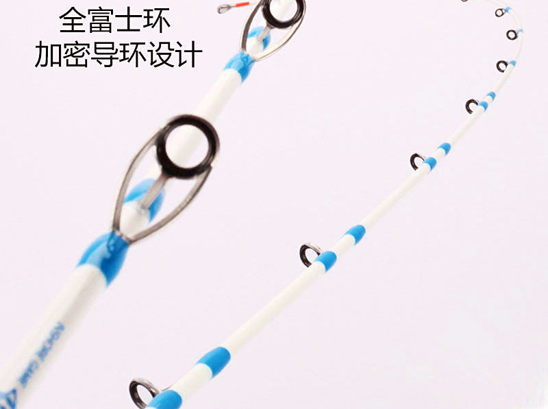 Solid Fiberglass Boat Rod, Soft Action, 1.65–1.95 m (5.4–6.4 ft) – product photo