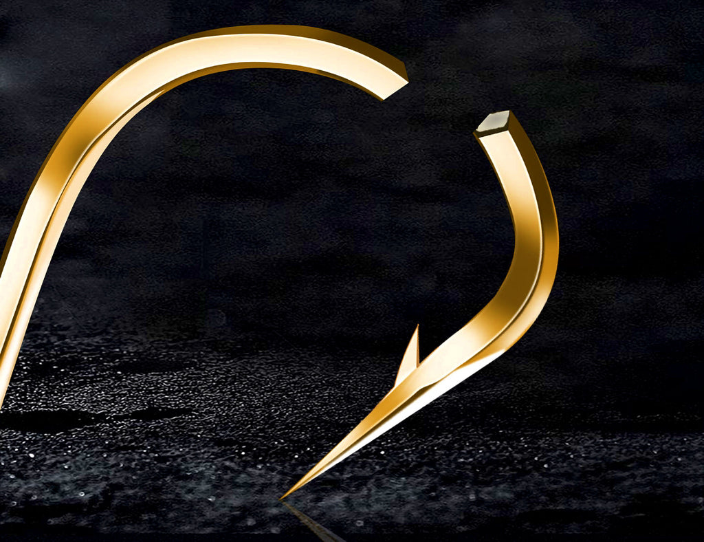 Gold Sode Hooks, Barbed or Barbless, 20-Pack, Sizes 1–10 – product photo