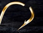 Gold Sode Hooks, Barbed or Barbless, 20-Pack, Sizes 1–10 – product photo