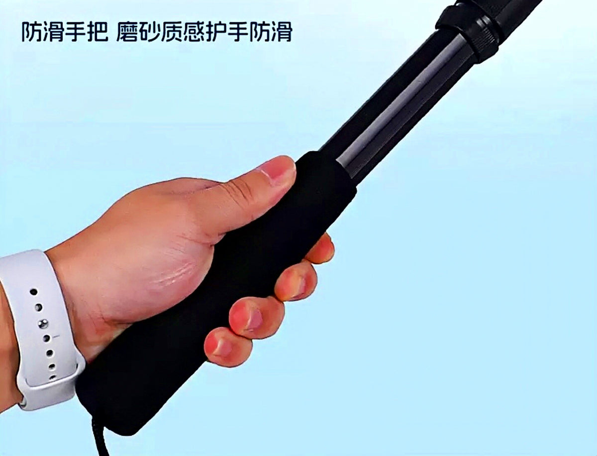Floating Folding Landing Net, Telescopic Aluminum Handle – product photo