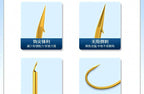 Alloy Steel Barbed Live Bait Hooks, Sizes 10–15 – product photo