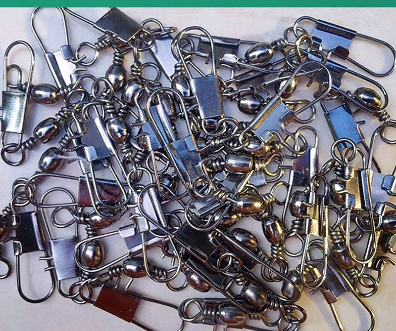 Figure-8 Ring Lure Connector Snap, Type A/B, Sizes #1–#14 – product photo