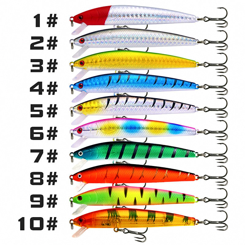 Floating Minnow Lure with Rattle, 8–10 cm, 5–9 g (0.2–0.3 oz) – product photo