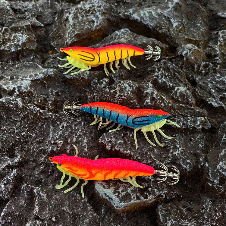 Wood Shrimp Squid Jig, Sizes 2.0, 3.0, 3.5 – product photo