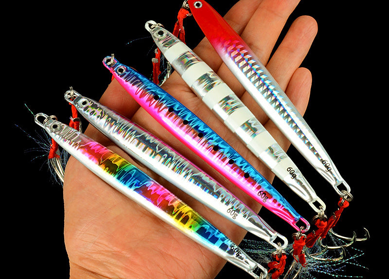 Metal Jig, 40–100 g (1.4–3.5 oz), Bare or Double Assist Hooks – product photo