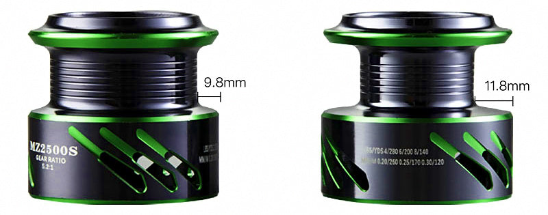 All-Metal Spinning Reel, Sizes 1000–7000 – product photo
