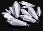 Hexagonal Lead Sinker, Stainless Ring, 0.7–7.1 oz (20–200 g) – product photo
