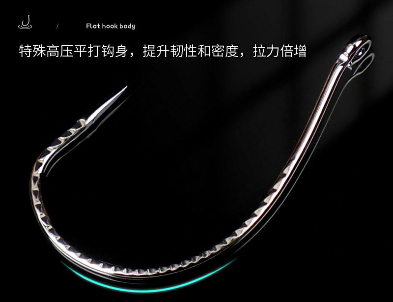 Barbed Soft Bait Hooks, 50-Pc Box, #4 to 3/0 – product photo