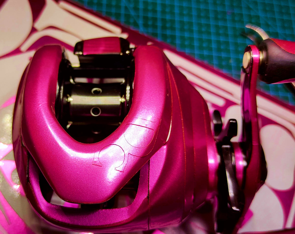 Reel Protective Skin Film Set, Pre-Cut Baitcaster Wrap – product photo