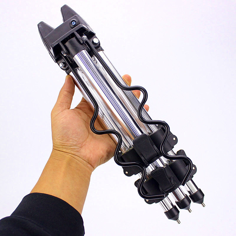 Telescoping Aluminum Tripod Rod Holder, Shore & Raft Fishing – product photo
