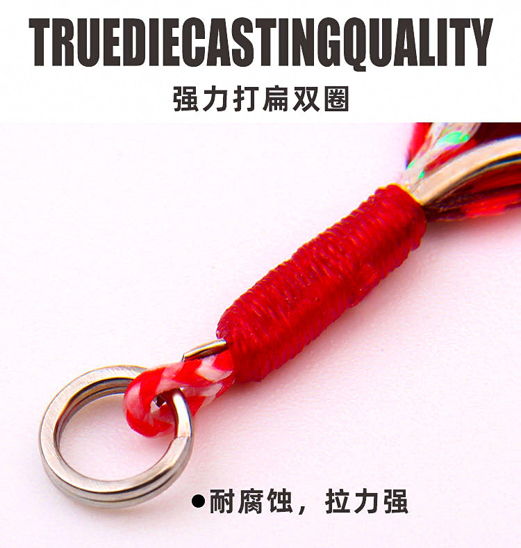 Red Feather Single Hooks for Jigs, Size 10/12/14 – product photo